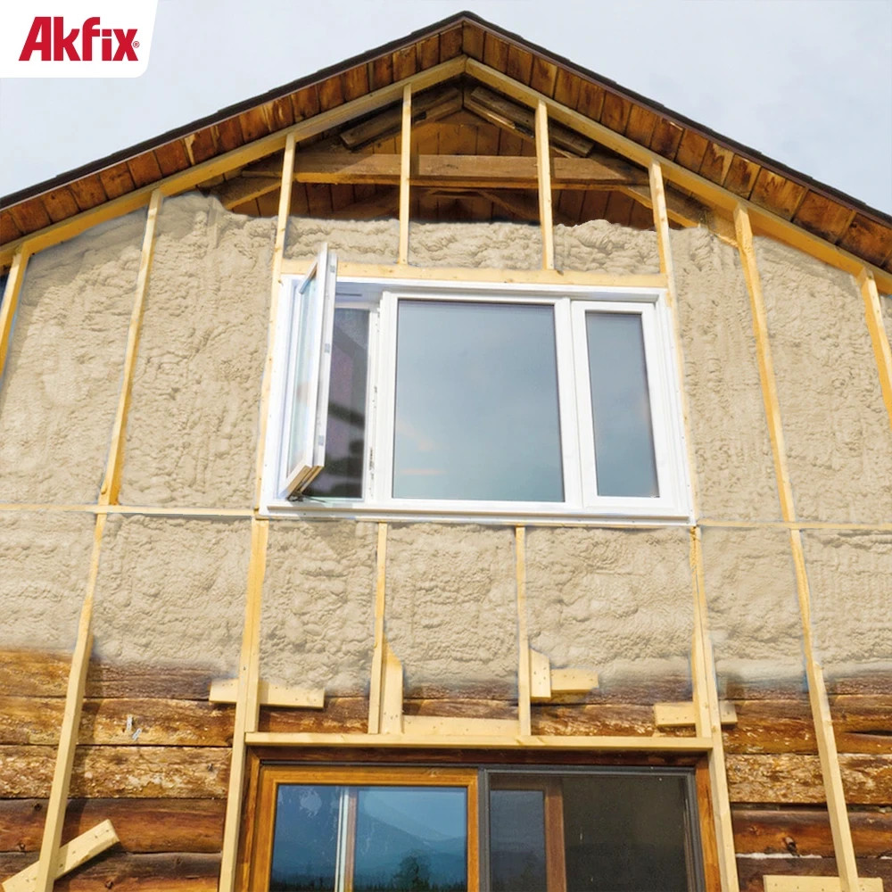 Akfix Thermcoat Spray Foam Insulation Kit Closed Cell Fire Rated 120 Sq Ft W/Gun