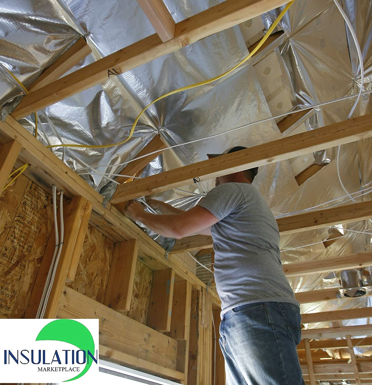 SmartFOIL- 4ft x 125ft Industrial Grade Radiant Barrier 500 sq ft roll Aluminium
