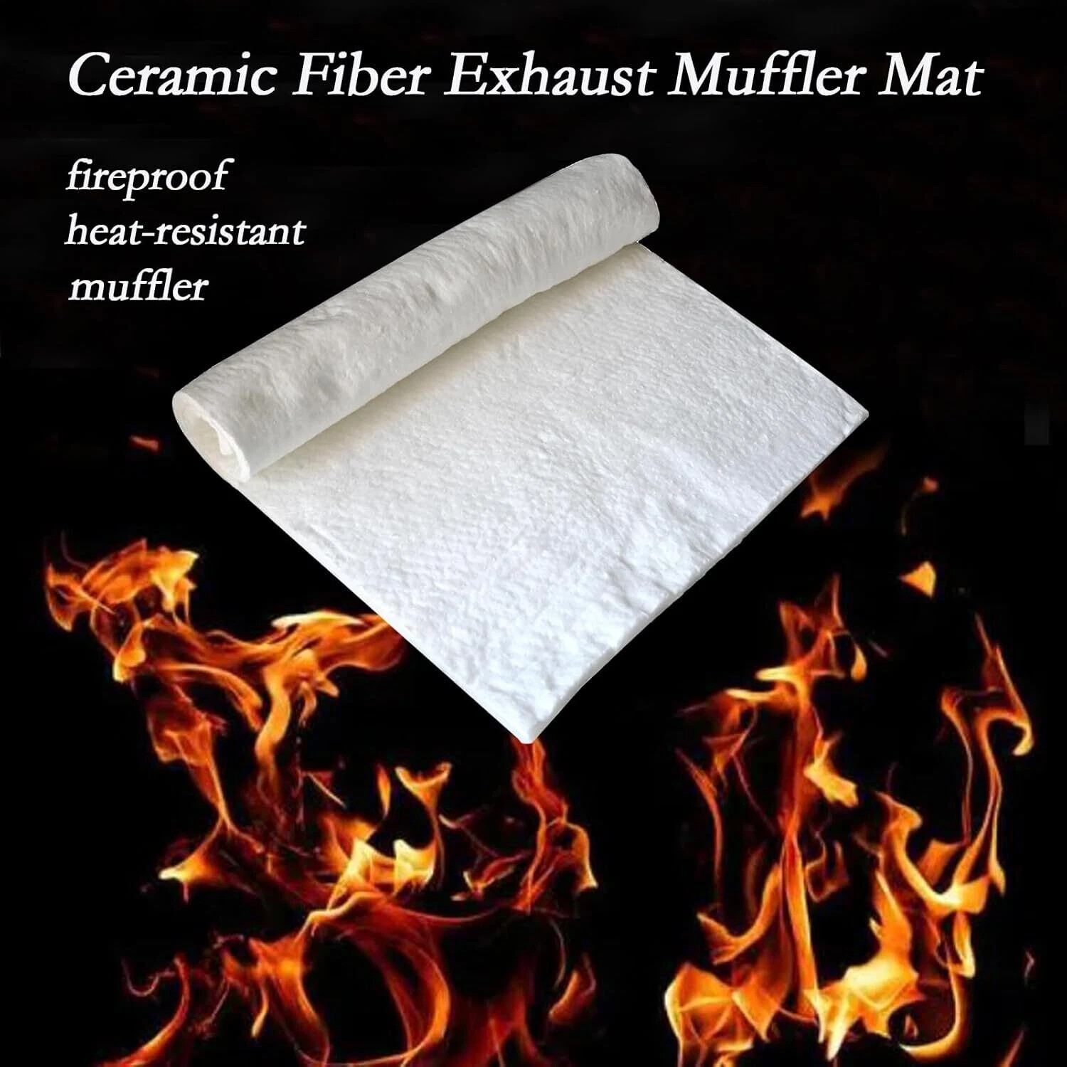 1sheet 24″x48″ Heat Resistant Ceramic Fiber for Chemical Pipeline