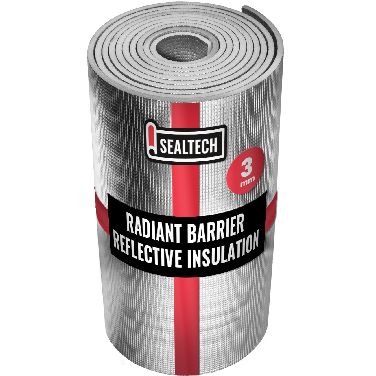 SEALTECH – 3mm Reflective Insulation roll Foam Core Radiant Barrier, Foil Wrap