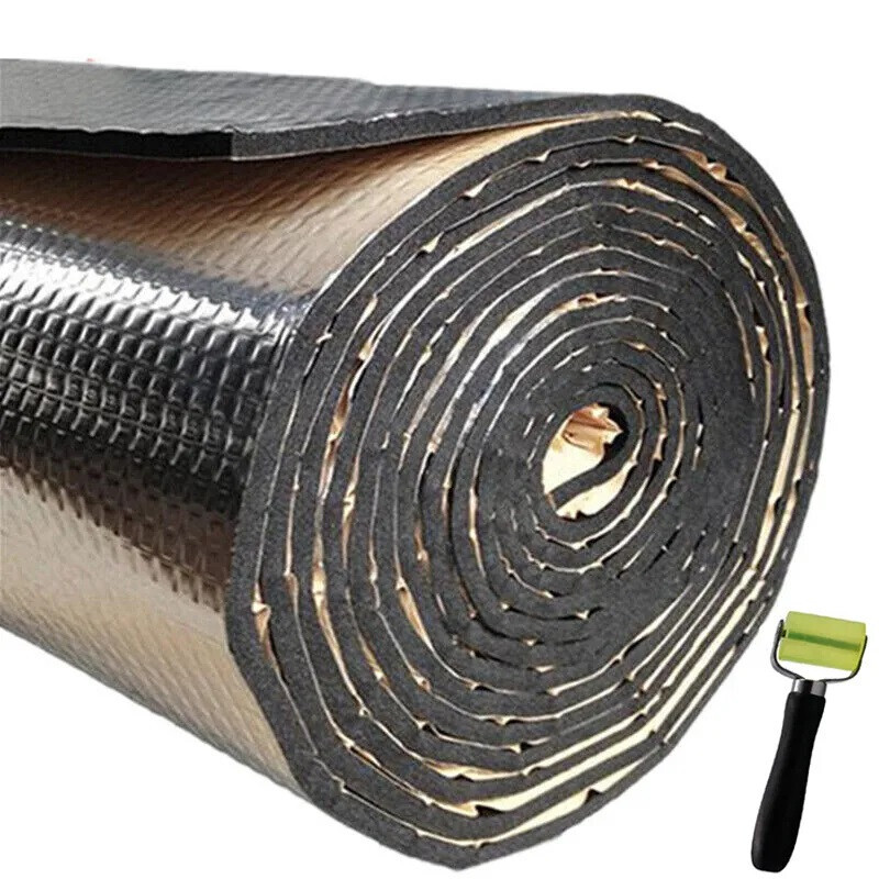 Self-Adhesive Fire Heat Sound Deadener Insulation Mat: Car Hood Engine KIT 4×6