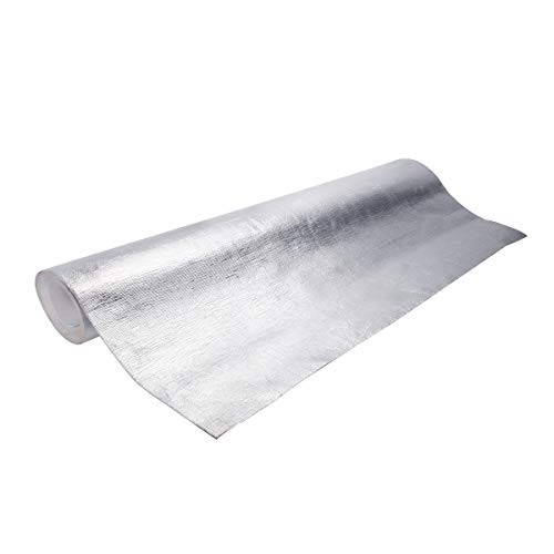 “Aluminized Heat Shield Thermal Barrier Blanket 12” x 24” Adhesive Backed Insu