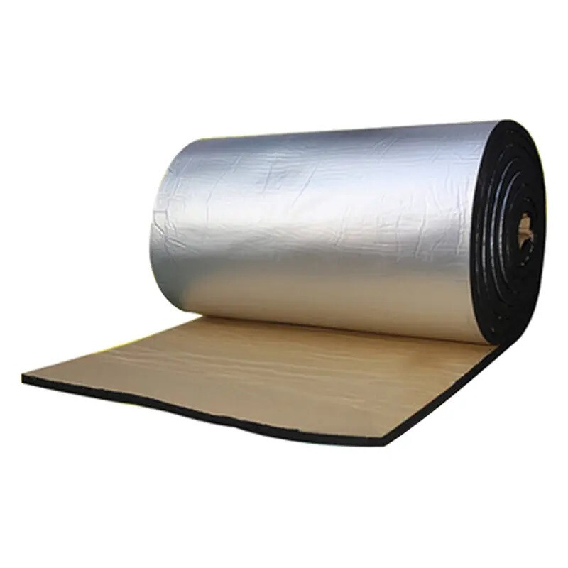 100Ft Silver Self-Adhesive Reflective FOAM Heat Wrap Shield Barrier Tape 1″