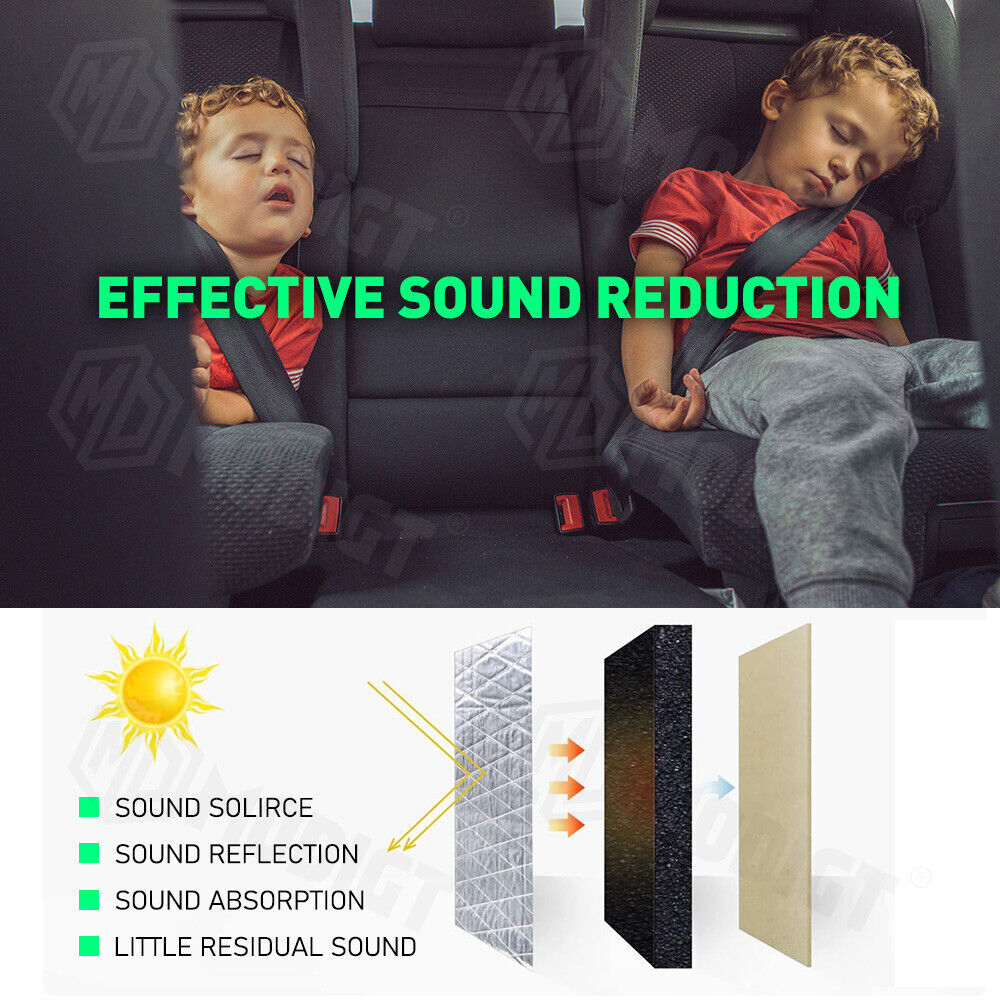 Self-adhesive Fireproof Sound Deadener Heat Insulation Mat For Car Hood Engine