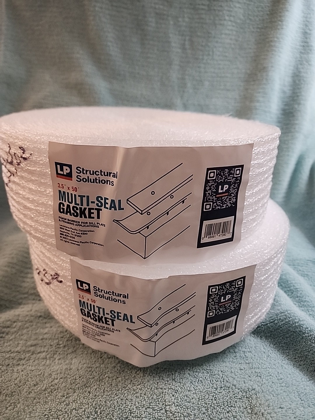 LP Structural Solutions 3.5″ X 50′ Foam Gasket Barrier Sill Seal 2 Rolls 100′