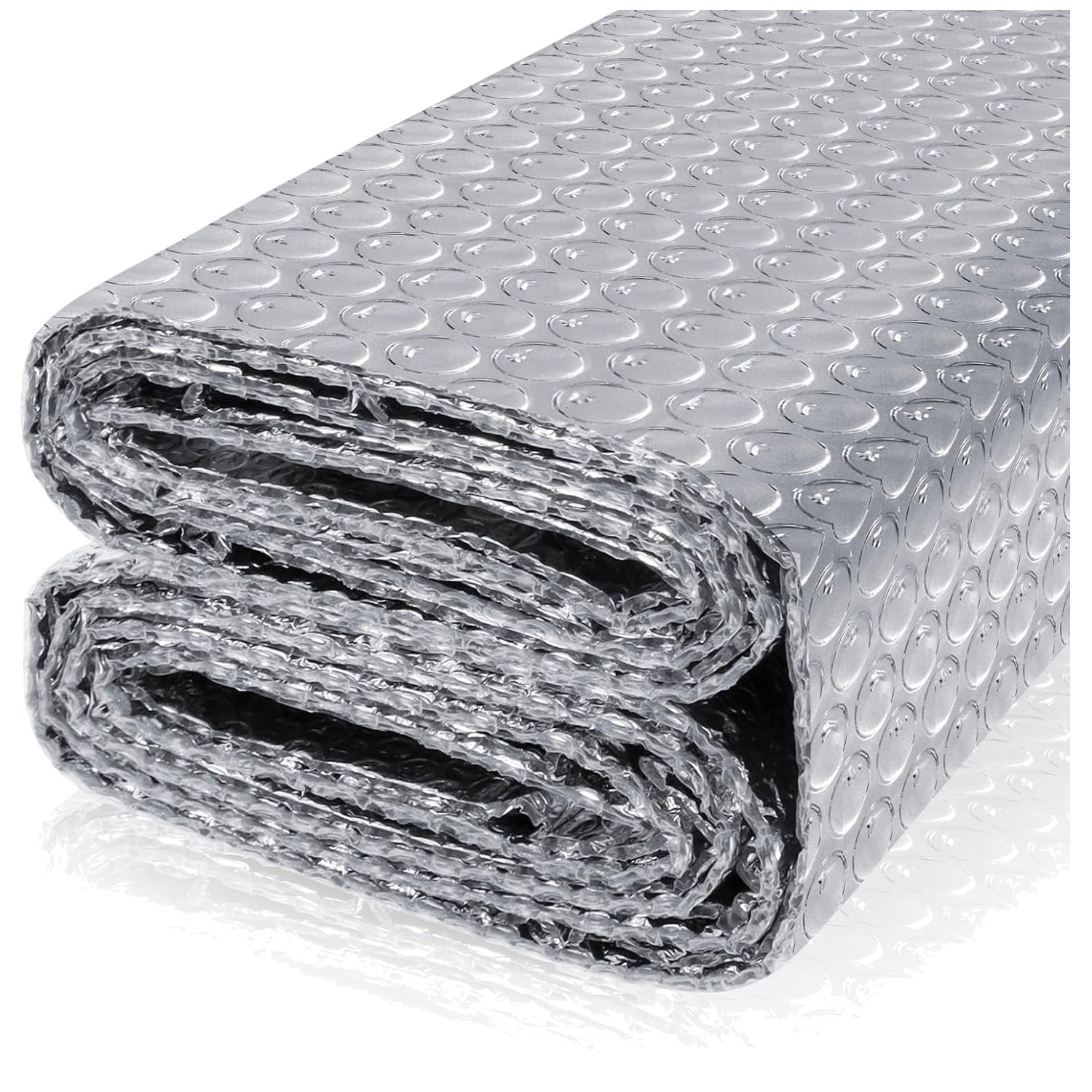 Double-Sided Aluminum Foil Insulation Roll 23.6in X 10ft – Waterproof & Durable