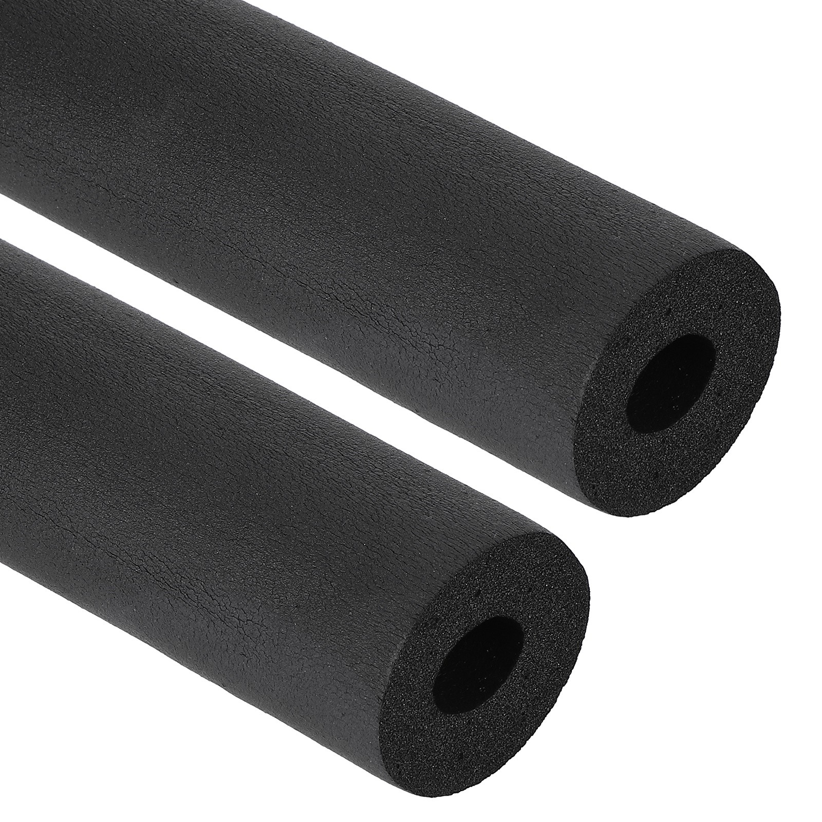 3/4″ (20mm) ID x 6.6Ft Pipe Insulation Foam Tube 2pcs Wrap 15mm Thick Black