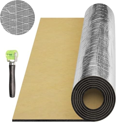 Storystore 394 mil (10mm) 16.5 sqft Heat Sound Deadening Insulation Mat, 39″(W)