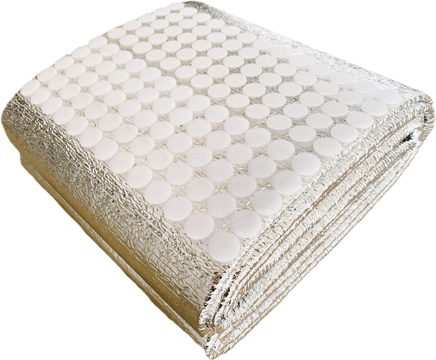 DIYReflective Insulation, Window Kit – 48″ X 10’+65 Self Adhesive Pads-Foam Core