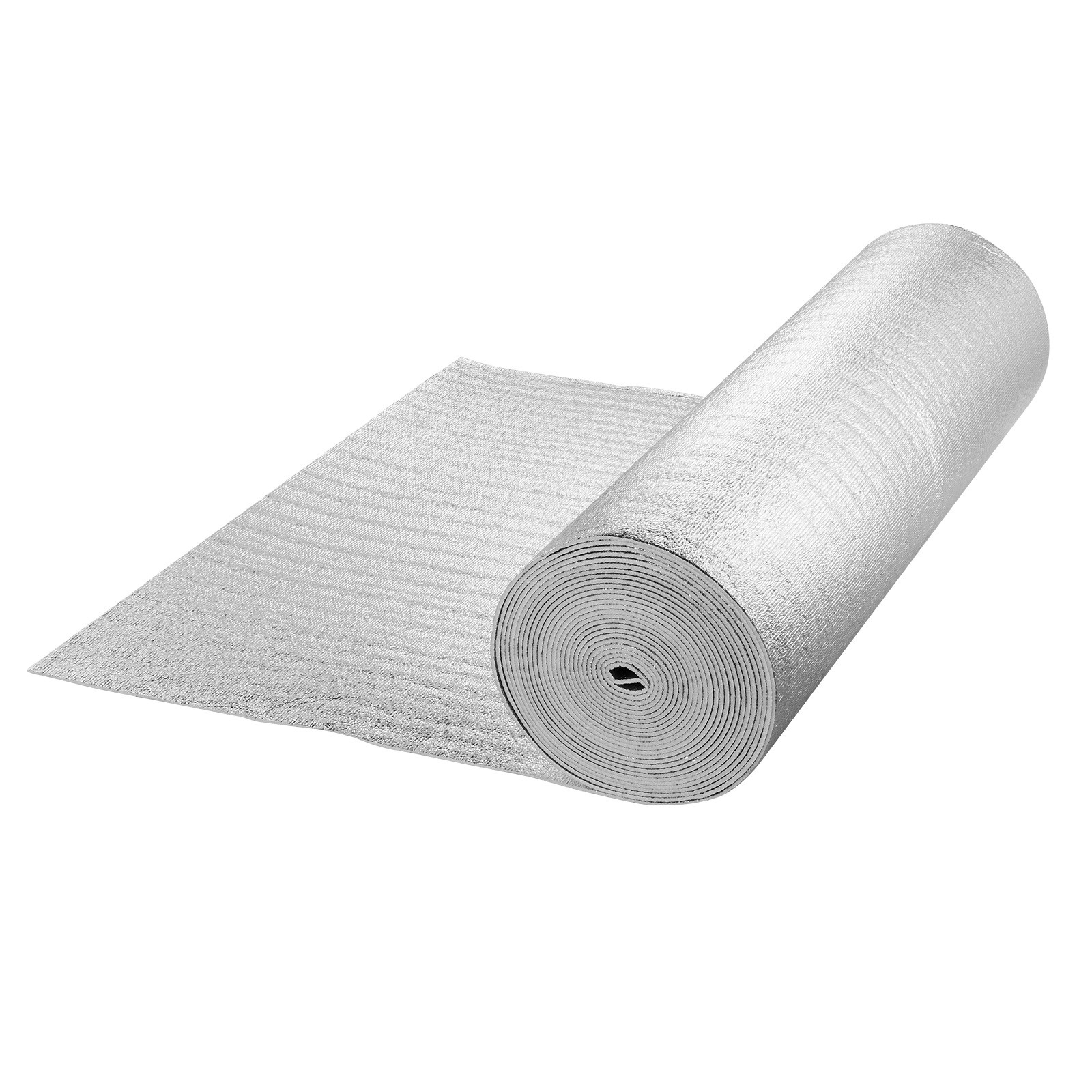VEVOR Double Reflective Insulation Foam Core Radiant Barrier 48 in x 50 ft 5.5mm