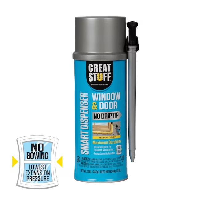 GREAT STUFF Window and Door 12-oz Smart dispenser Spray Foam Insulation Canister