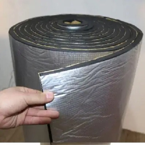 100Ft Silver Self-Adhesive Reflective FOAM Heat Wrap Shield Barrier Tape 1″