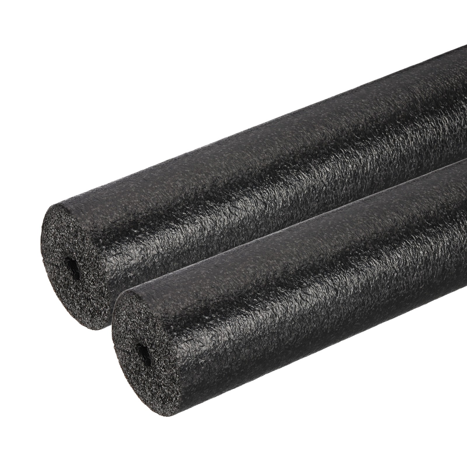 2Pcs 9/16″(15mm)IDx3.3FTx2.76″ Pipe Insulation Foam Tube Pool Noodles Black