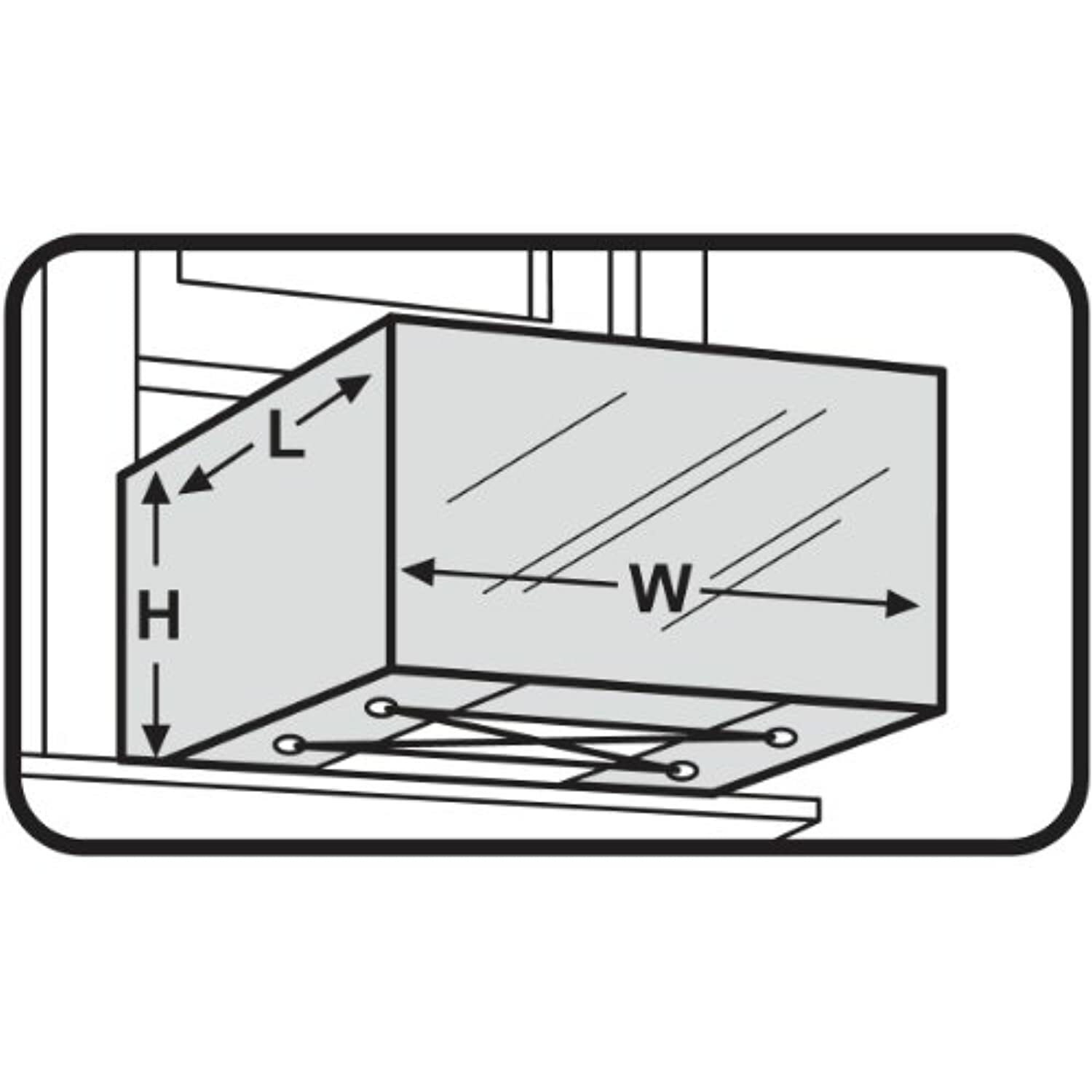 M-D Building Products 50042 18″x27″x22″ Window Unit Air Conditioner Cover, Gray