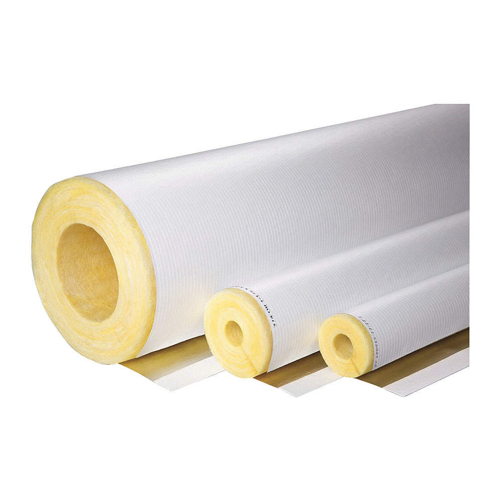 JOHNS MANVILLE 693665 Pipe Insulation,Wall Th 1/2 in,For 2 in 45NE20