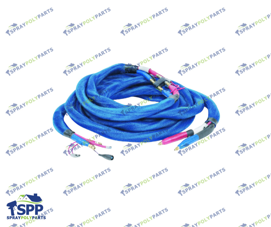 Graco (246678) 50 ft x 3/8 in Heated Hose, 2000 psi, Thermocouple, Mesh Scuff,