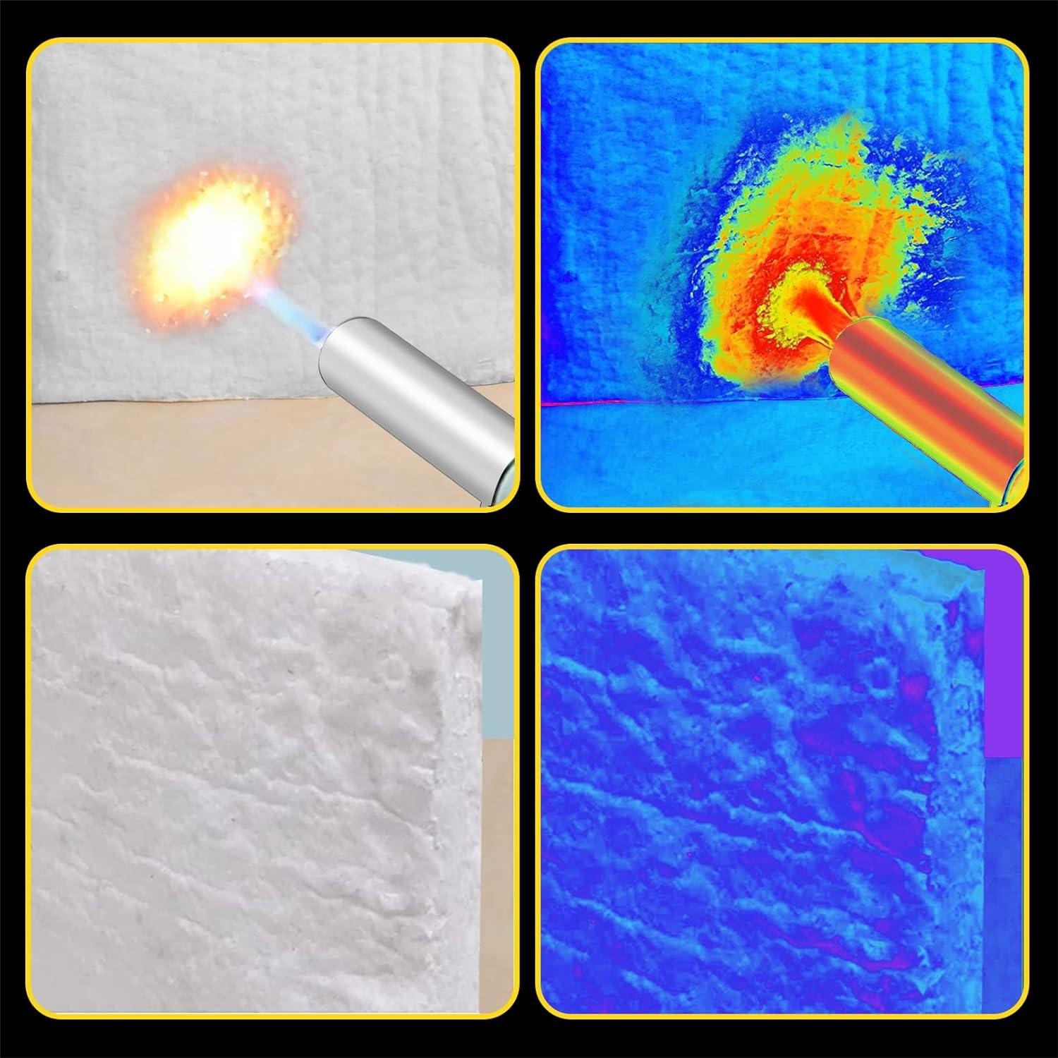 Ceramic Fiber Insulation Mat High temperature resistance and Flame retardant