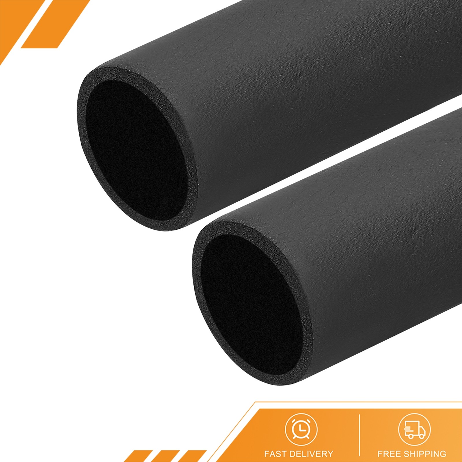 Pack of 2 2-3/8″ 60mm ID x 6Ft Pipe Insulation Foam Tube