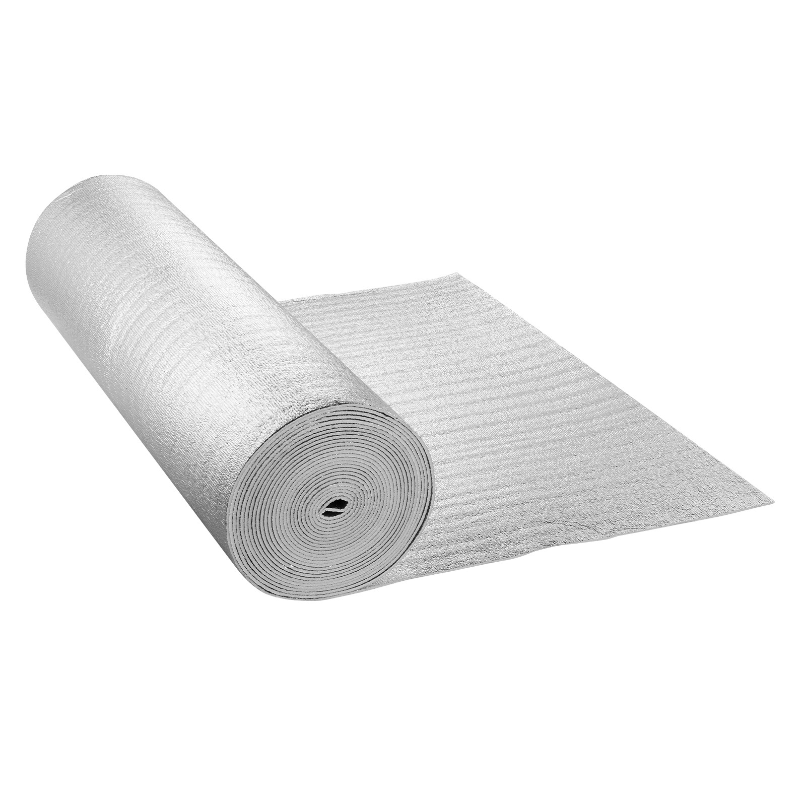 VEVOR Double Reflective Insulation Foam Core Radiant Barrier 48 in x 50 ft 5.5mm