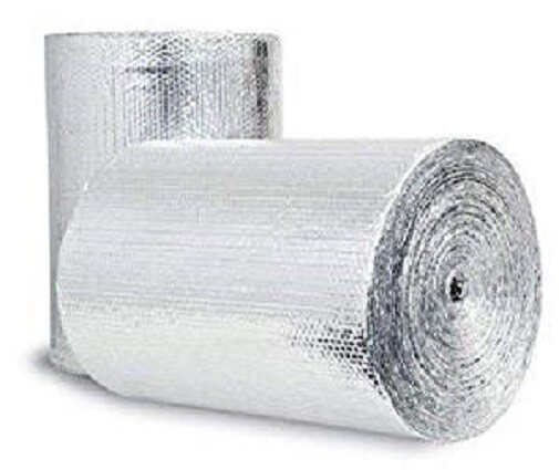 500SQFT Double Bubble 1/4inch Thick Radiant Barrier Insulation Foil 48″ x 125ft