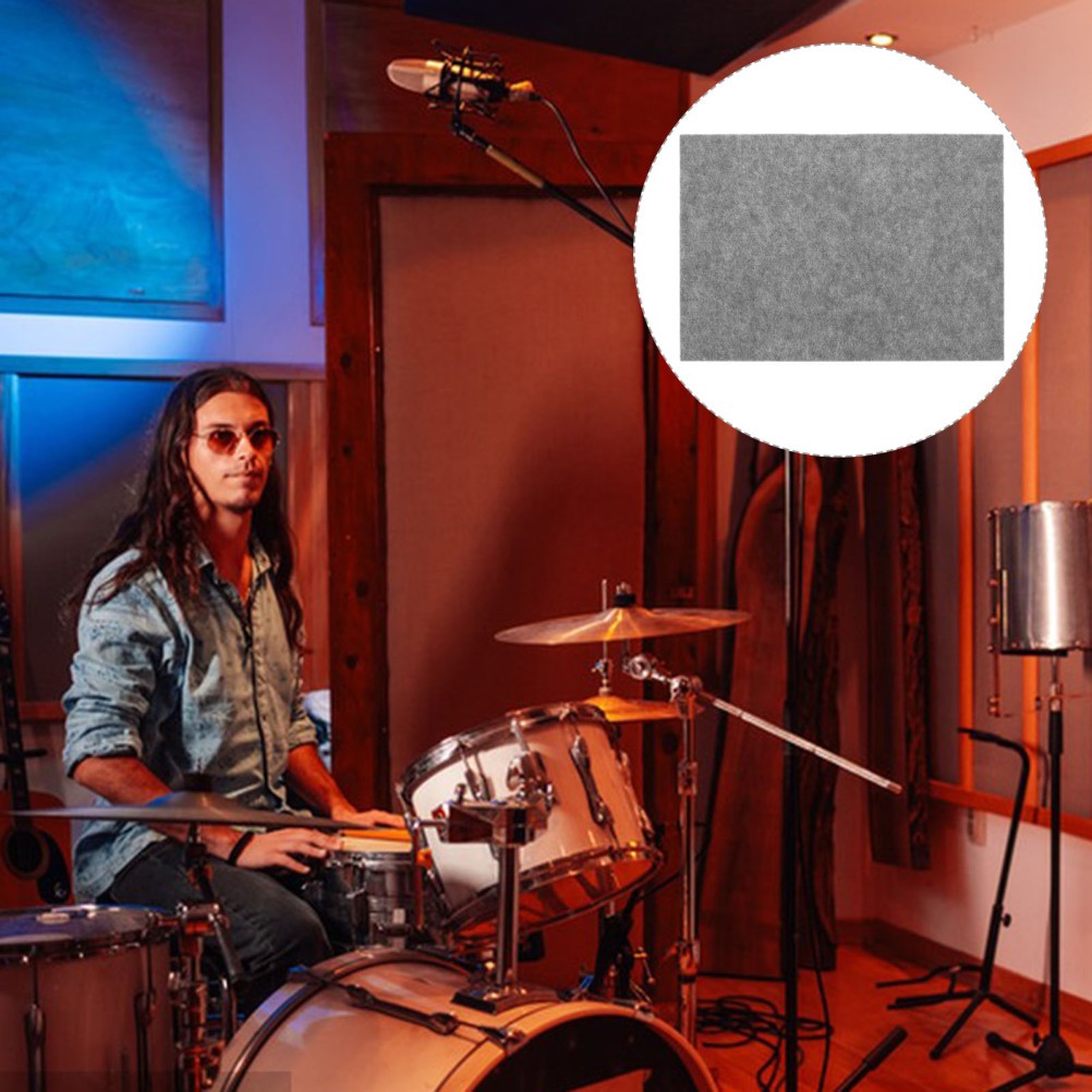 Soundproof Panels for Home Wall Durable Polyester Acoustic Noise Absorbing Pads