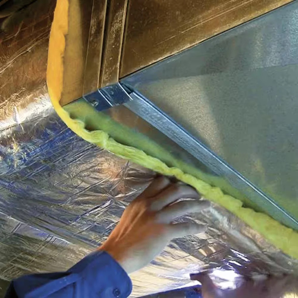 12 in x 15 ft Foil and Fiberglass Duct Insulation Wrap Roll SP55-6