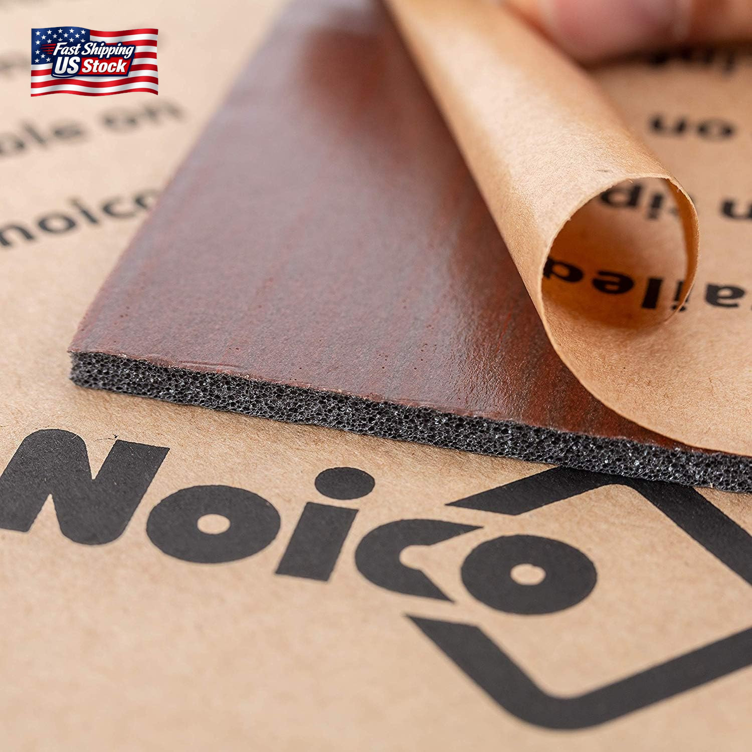 Noico Red 150 Mil 36 Sqft Car Sound Insulation, Heat and Cool Liner, Self-Adhesi