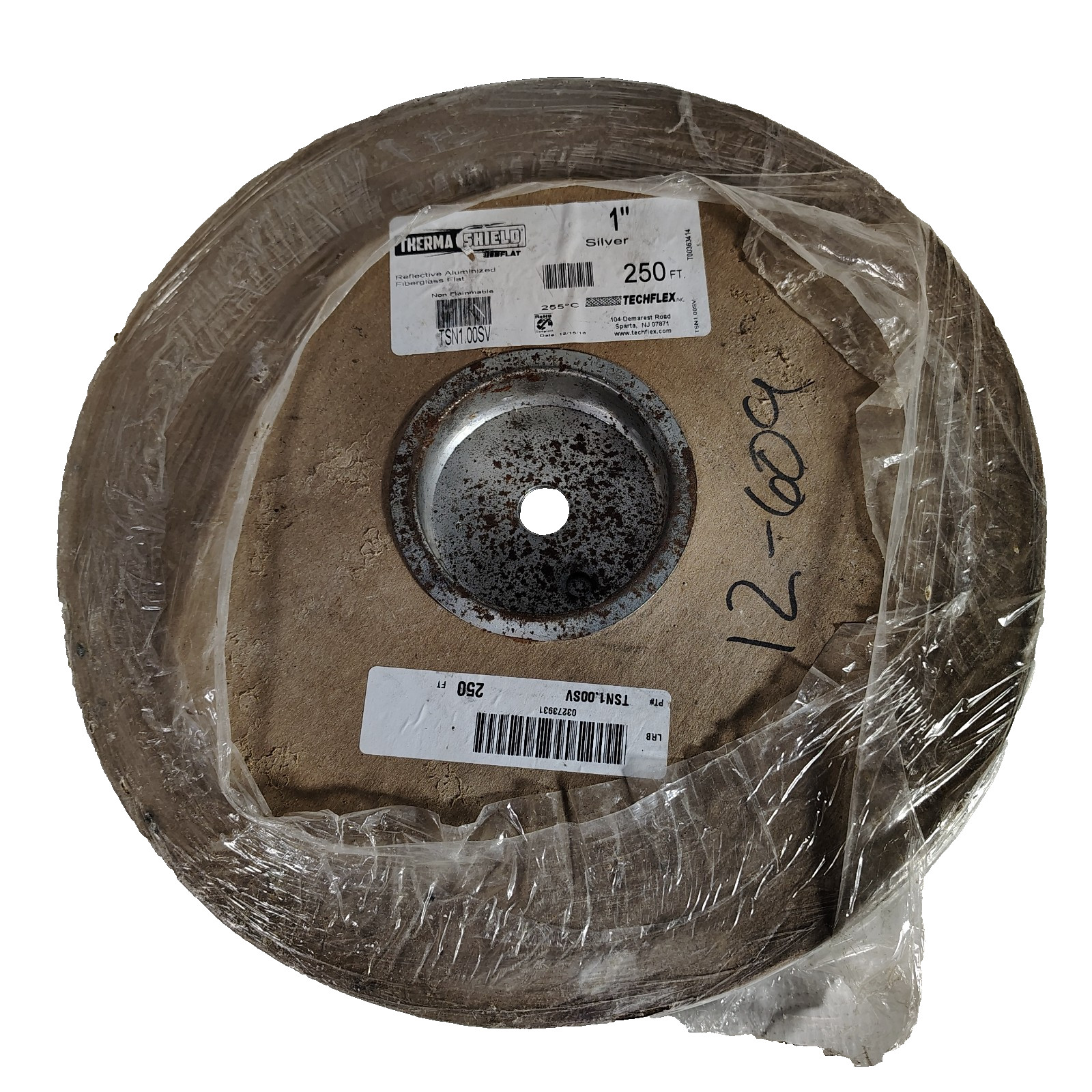Techflex Therma Shield Flat 1″ Silver TSN6.00SV High Temp Shielding 250 FT