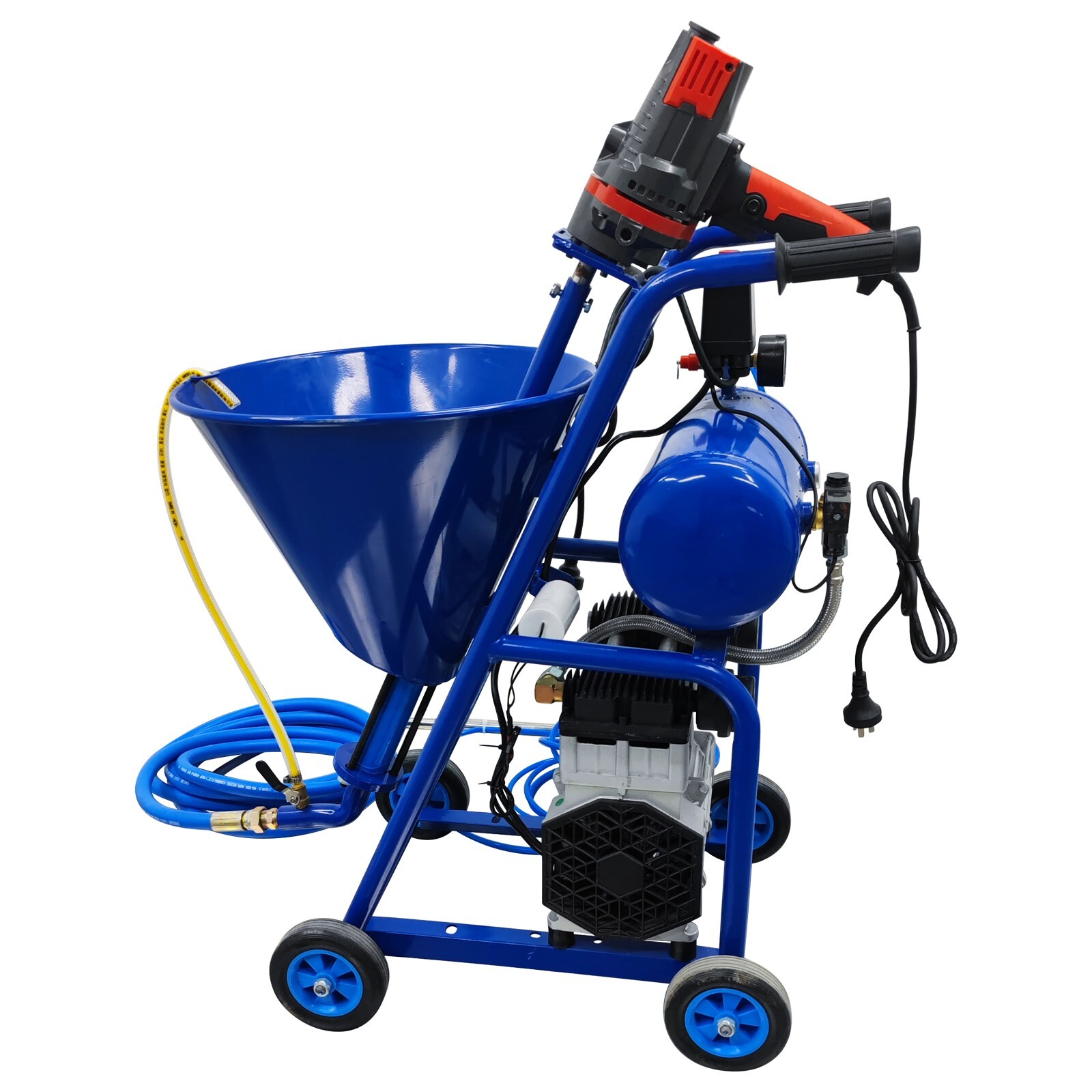 220V Polyurethane Foam Spray Machine Putty Material 1-10 L/min 13.2Gal Hopper