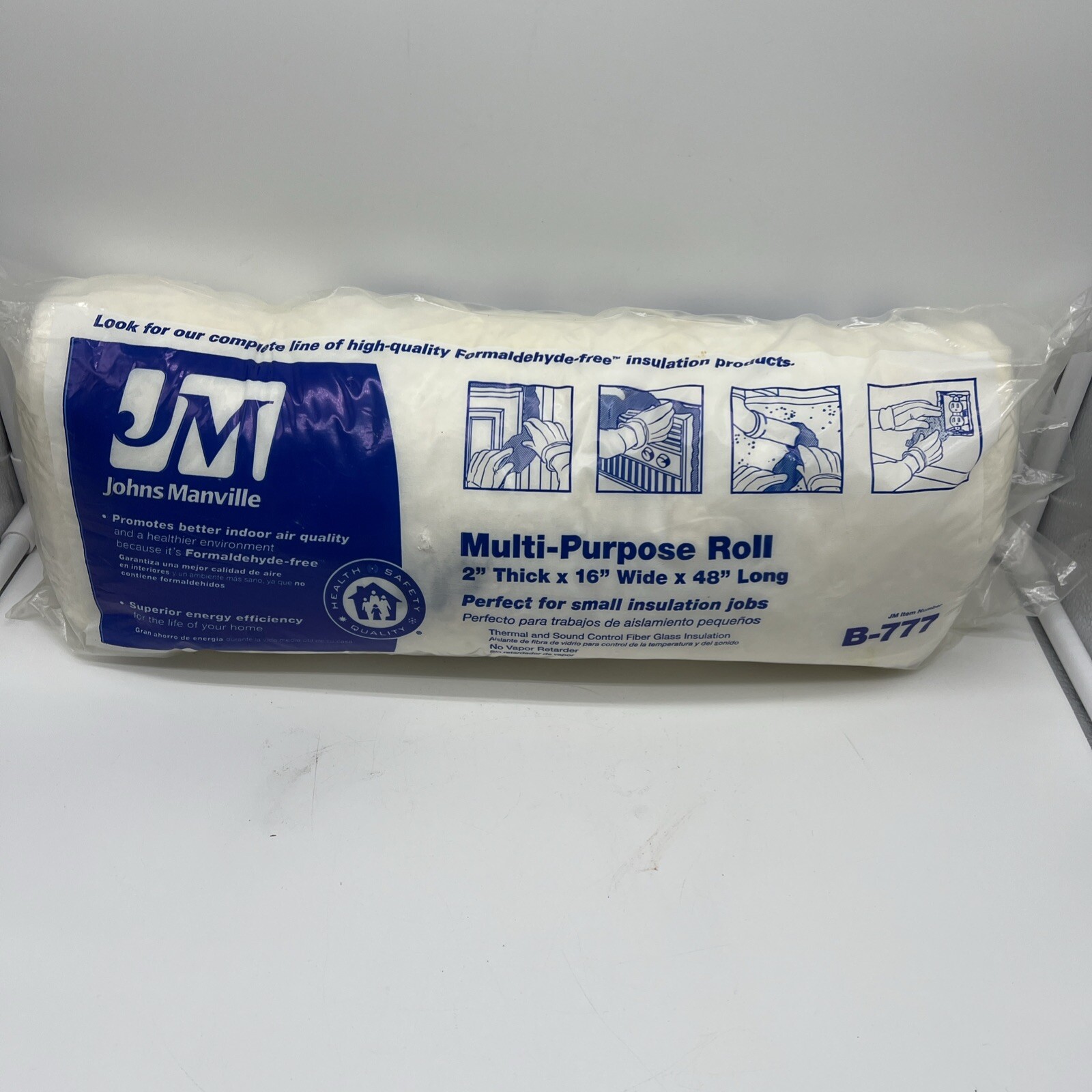 Johns Manville B777 Multi-purpose Fiberglass Insulation New Sealed