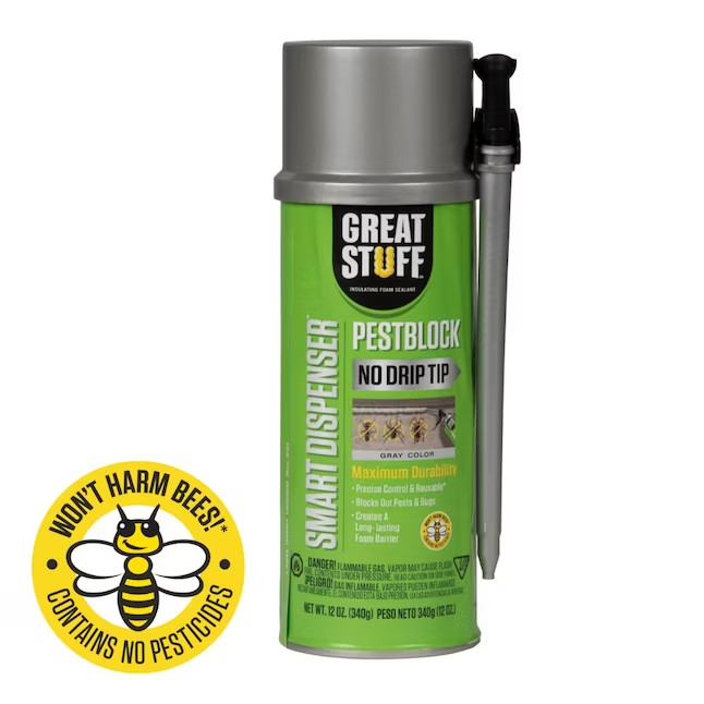 GREAT STUFF Pestblock 12-oz Smart dispenser Spray Foam Insulation Canister