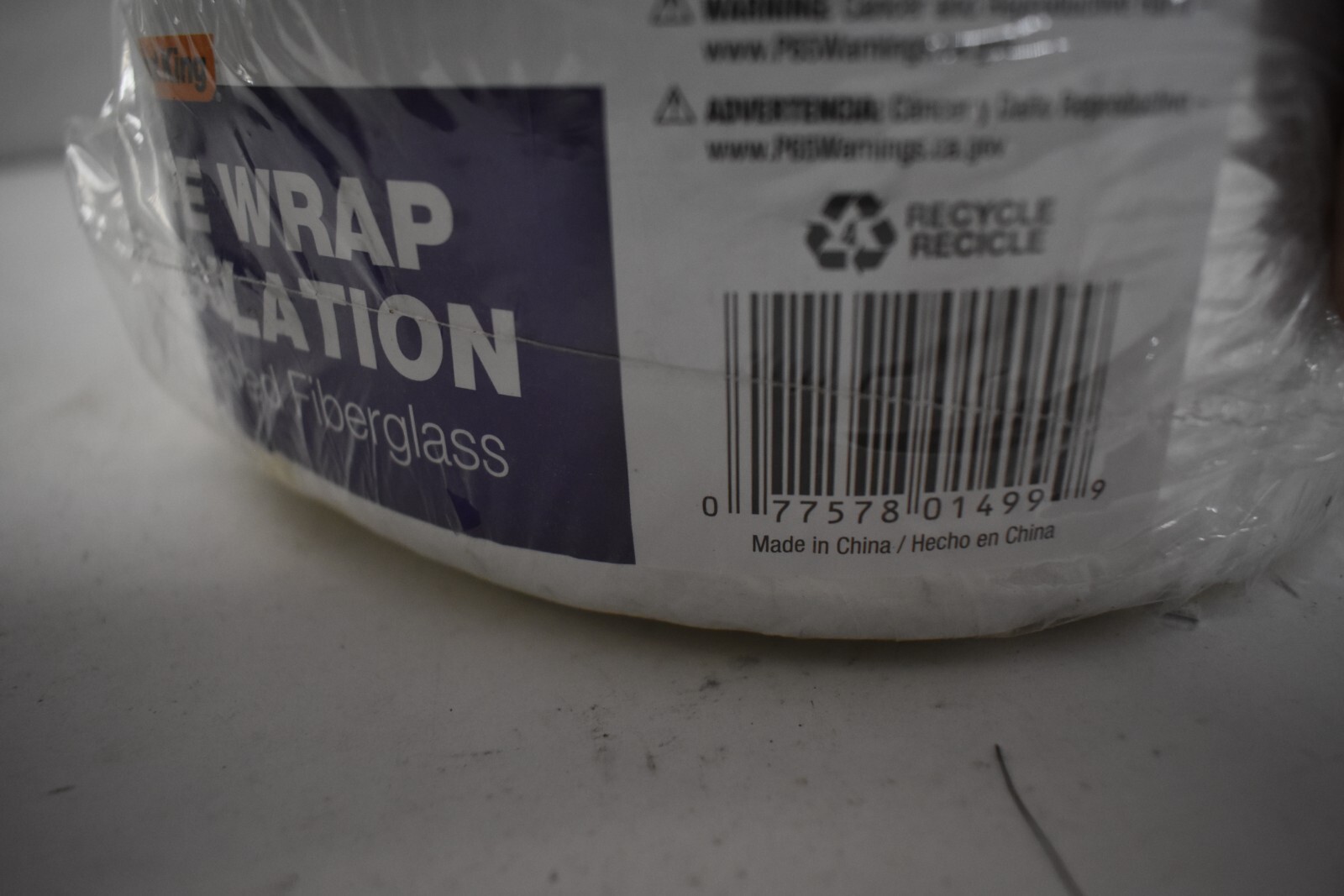 Frost King SP42XA Foil Backed Fiberglass Pipe Wrap 3″ Wide x 1″ Thick x 25′ Long