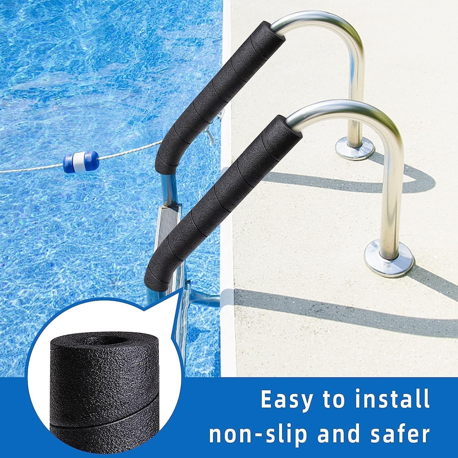 Durable 15.7″ Foam Pipe Insulation – Non-Adhesive Multi-Purpose Wrap