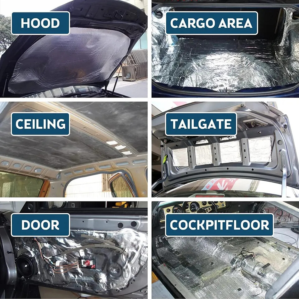 22SQFT Sound Deadener Car & Home Insulation Heat Shield Dampening Self-Adhesive