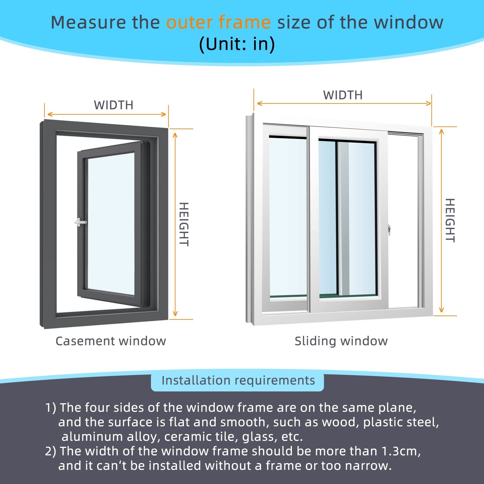 DIY Magnetic Window Insulation Kit 59″x61″, Transparent film white frame