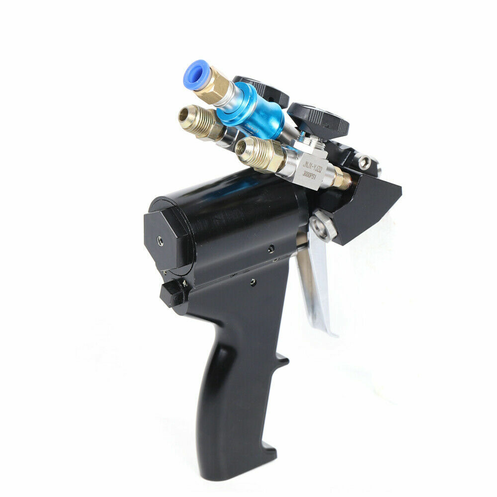 P2 PU Foam Spray Gun Polyurethane Air Purge Spray Gun Self-cleaning Black US