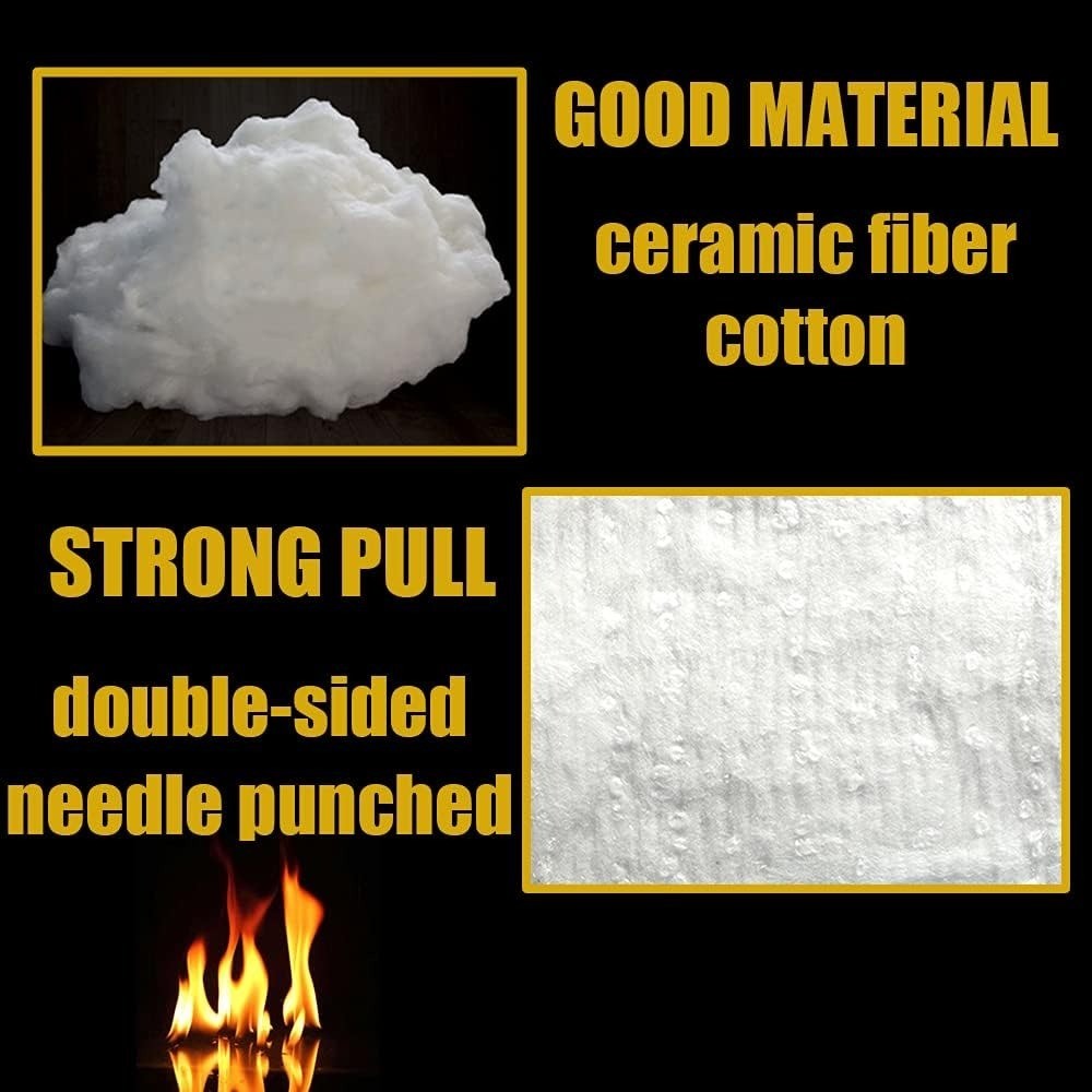 24 x 12 x 1 Inch Fiber Blanket High Temp Insulation 2400F for Kiln Oven