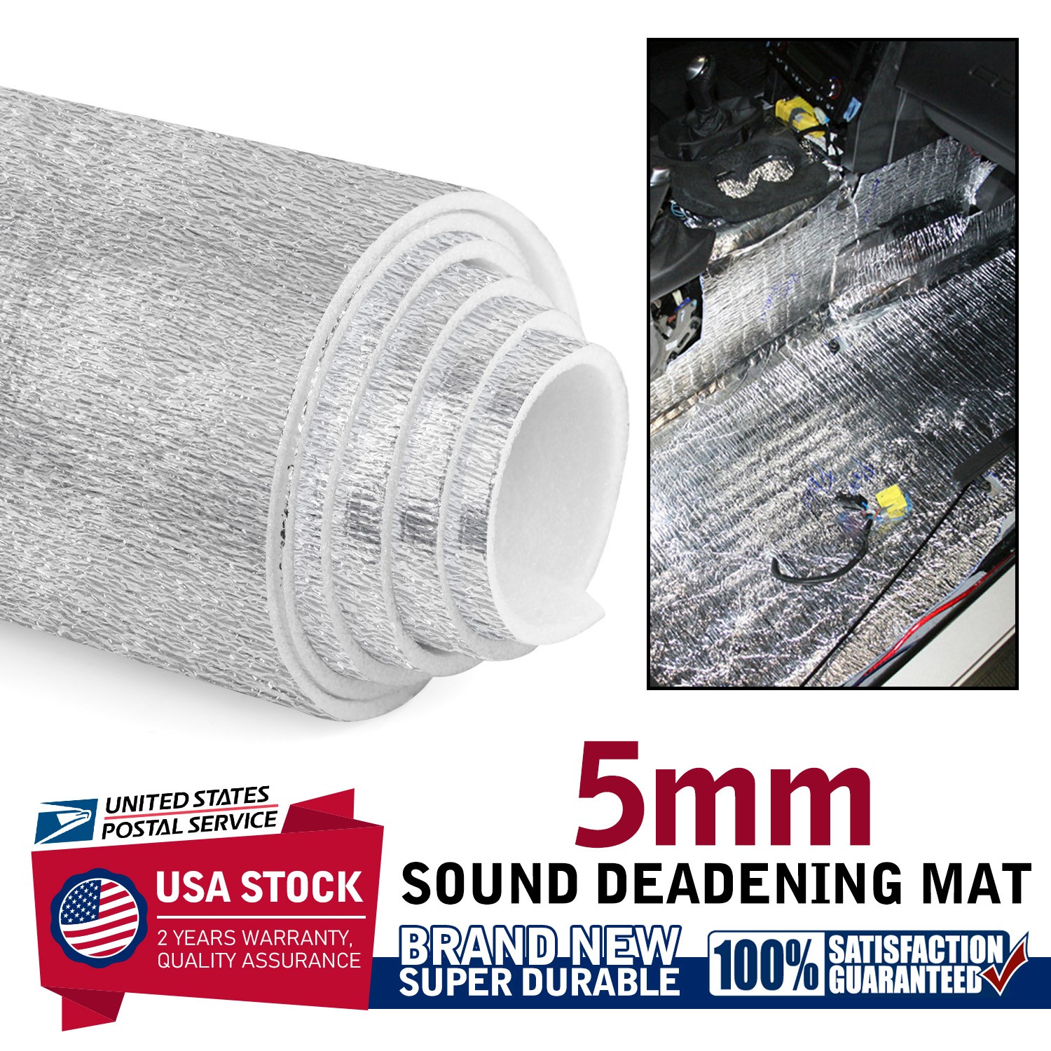 Single Side Aluminum Foil Reflective Insulation for Thermal Keep Heat 3*80″×40″