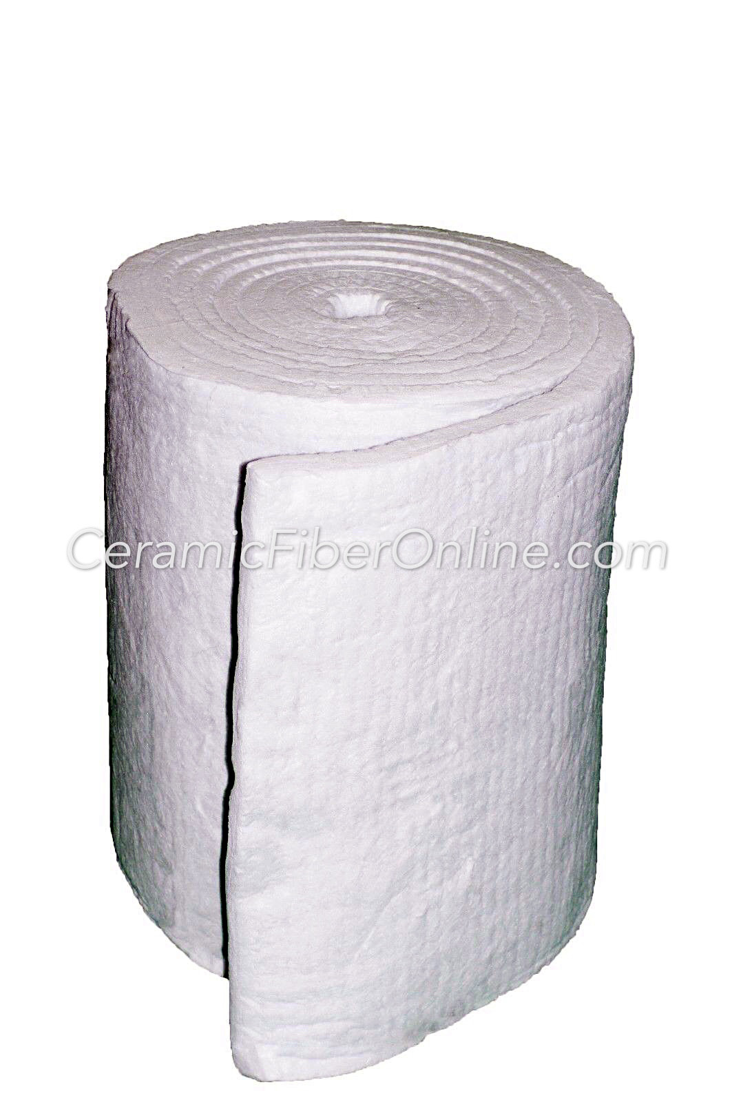 Ceramic Fiber Blanket – 8lb/cu.ft, 1/2″ x 24″ x 600″ (100 sq.ft /Roll)