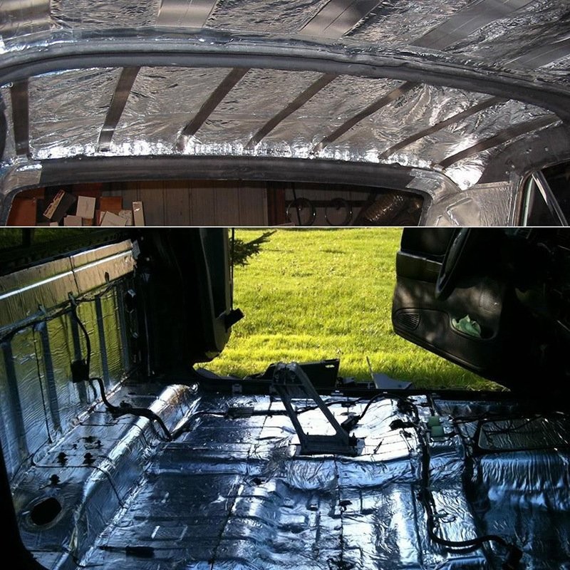 Wall, Floor, Roof 39″ To 315″ Sound Deadening Heat Barrier Noise Proof Deadener