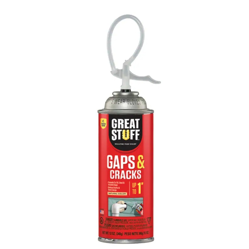 GREAT STUFF Gaps & Cracks Spray Foam Sealant 12 oz