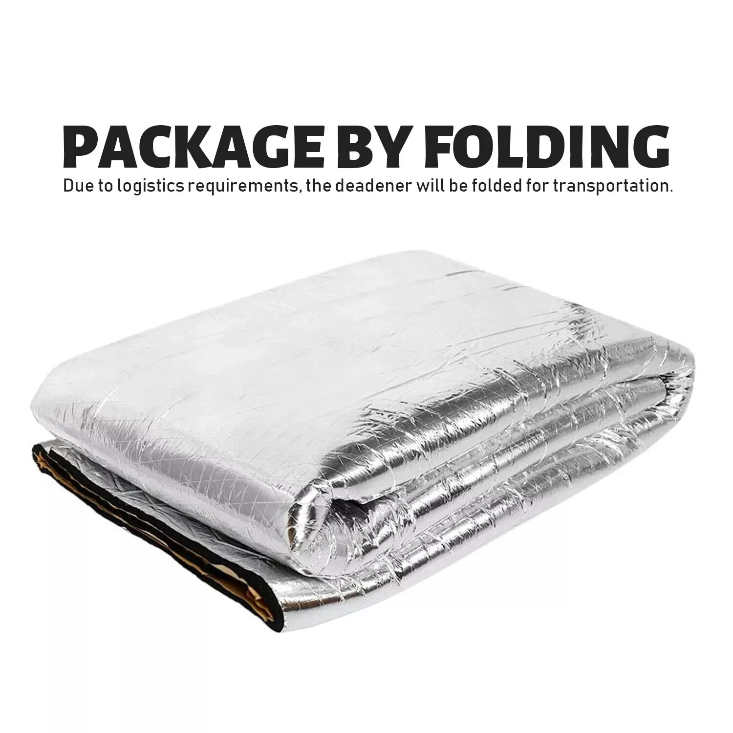 1Pcs High quality self adhesive backing Sound Deadener Insulation Mat 94″X39″