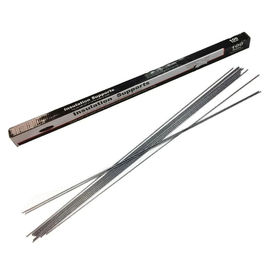 Insulation Support Wire 24 Inch 100-Pack Steel 13-Gauge Pre-Cut Accessory