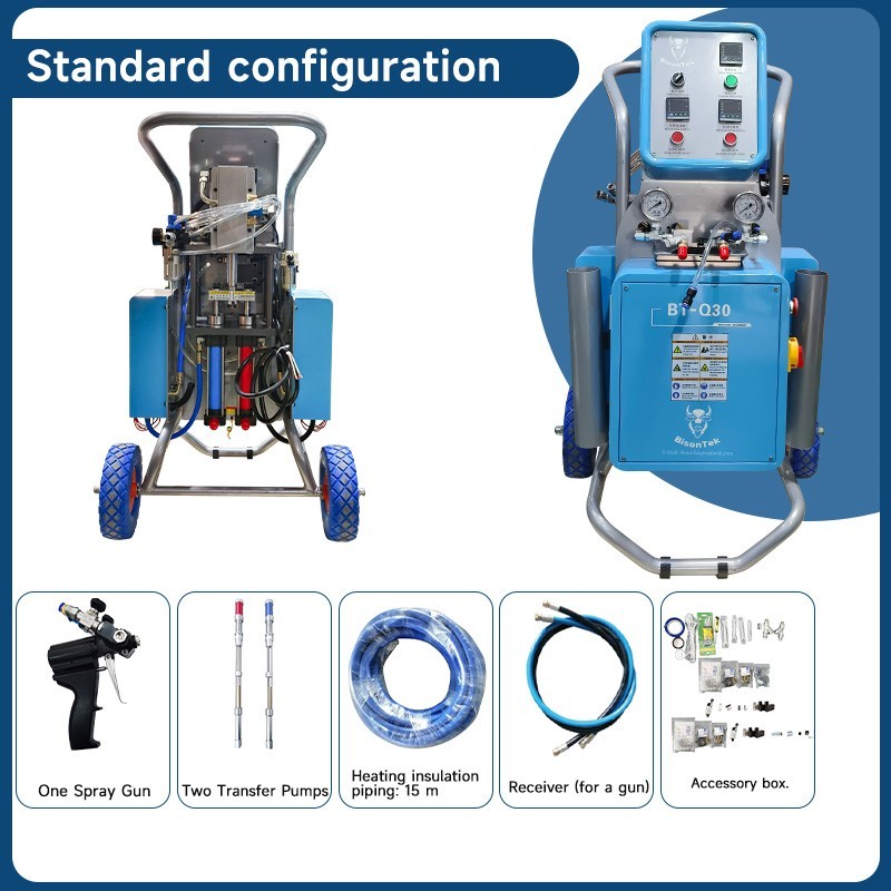 220V Spray Foam Insulation Machine – Polyurea/Polyurethane Sprayer,Free Shipping