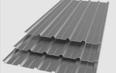 Telha trapezoide de alumínio